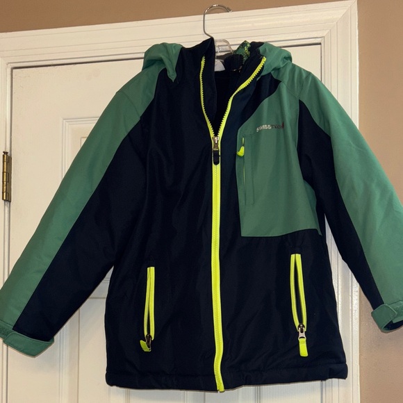 Kids' Green and Blue jacket Small - Picture 3 of 10